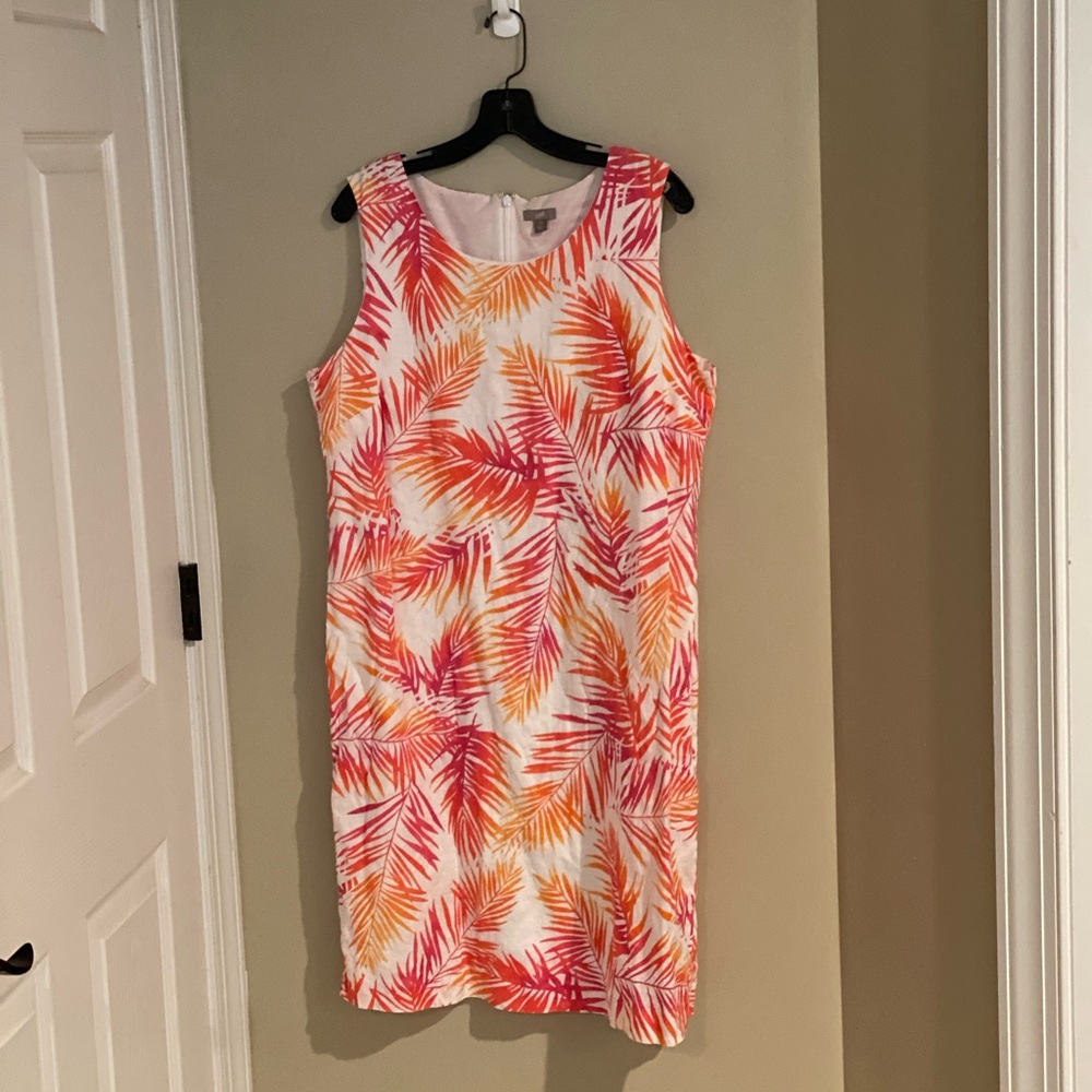 J.Jill linen sleeveless dress